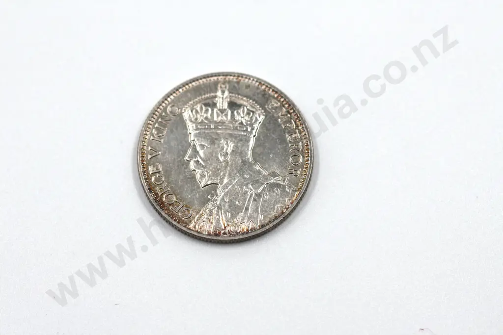 1933 shilling, almost uncirculated with mint lustre. C.V. $250 Image 1++
