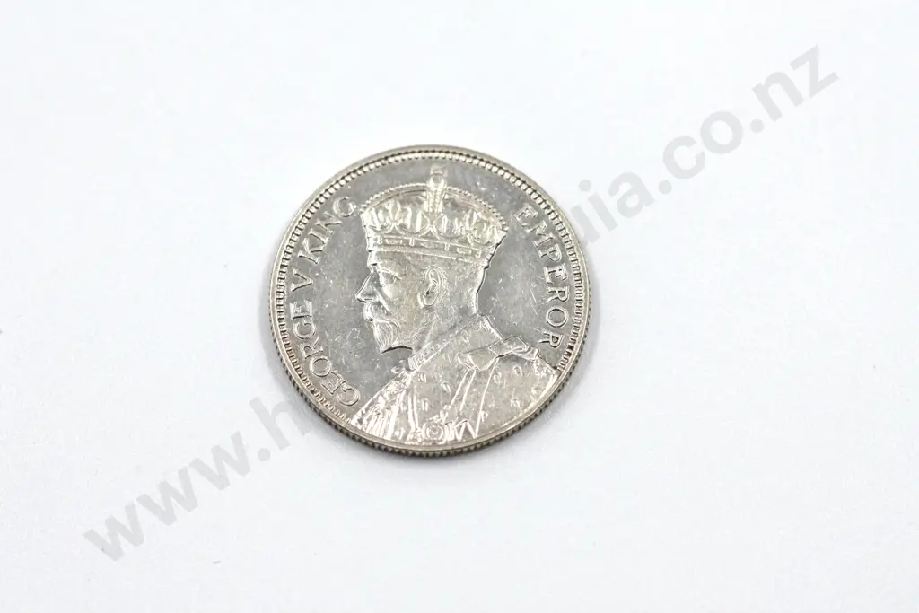 1934 shilling, almost uncirculated with mint lustre. C.V. $250 Image 1++