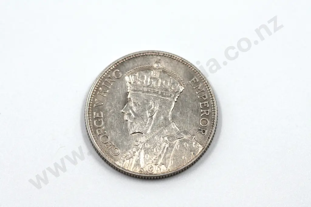 1933 florin, uncirculated with mint lustre. C.V. $750 Image 1++