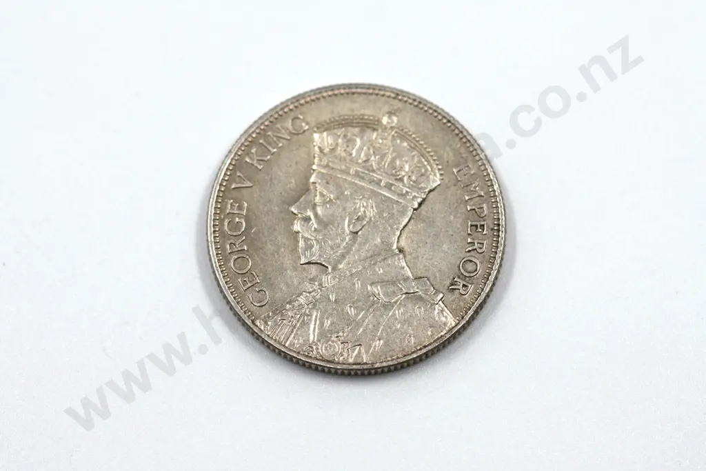 1934 florin, uncirculated with mint lustre. C.V. $700 Image 1++