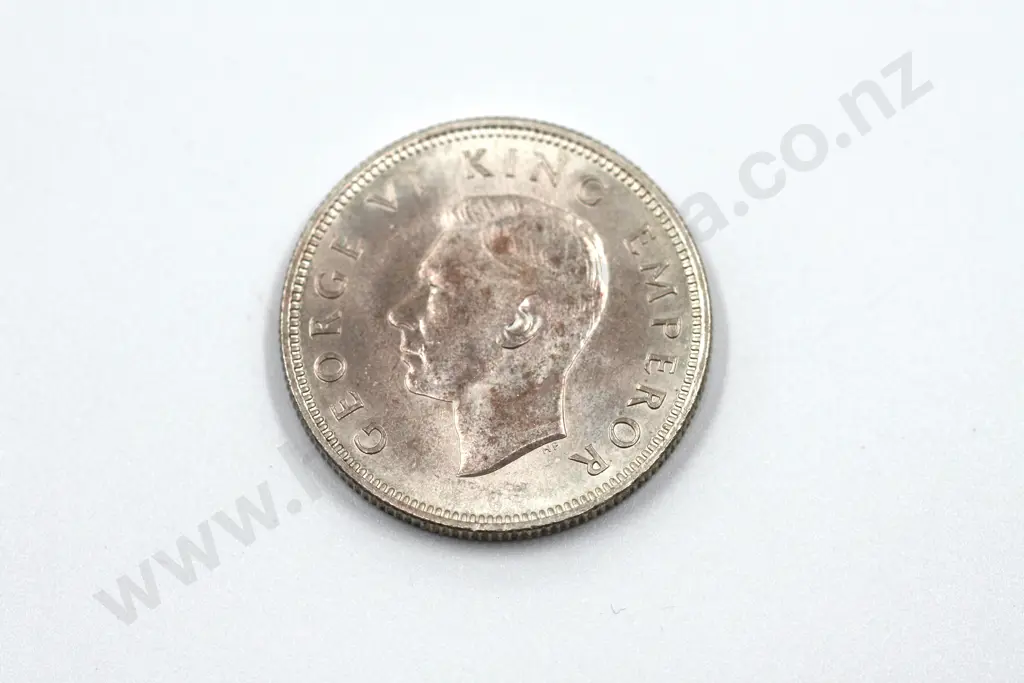1940 florin, brilliant uncirculated with full mint lustre, light toning on the obverse. C.V. $2000 Image 1++