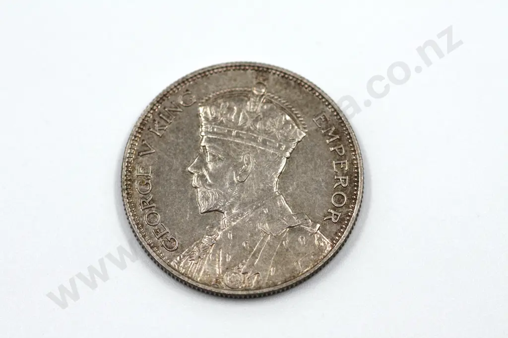 1933 halfcrown, almost uncirculated with mint lustre. C.V. $350 Image 1++