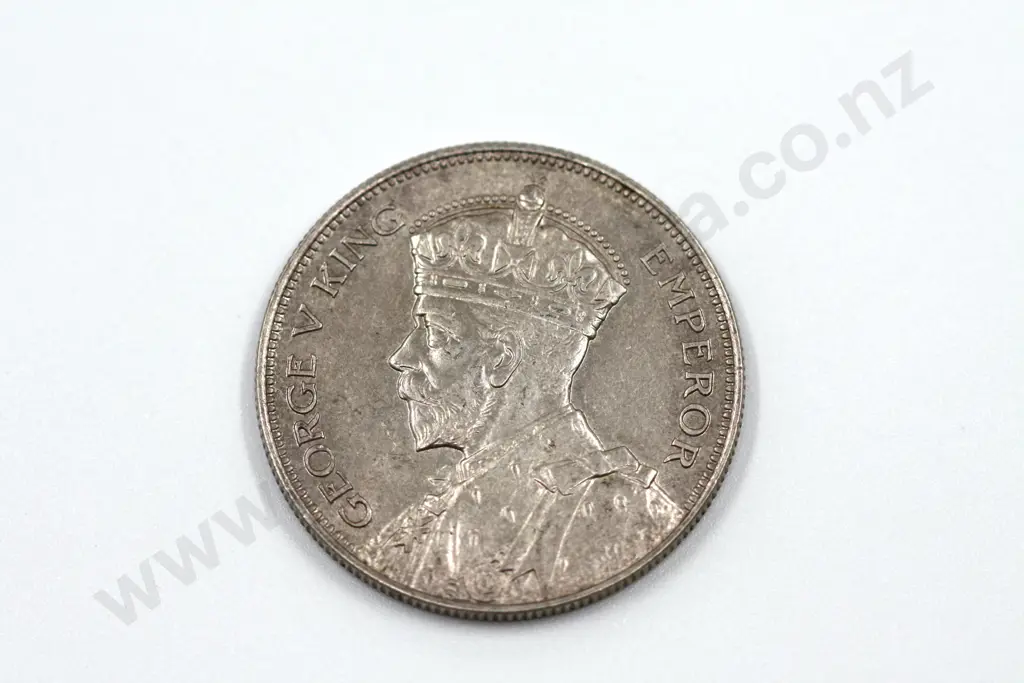 1934 halfcrown, uncirculated with mint lustre, lightly toned on the reverse. C.V. $850 Image 1++