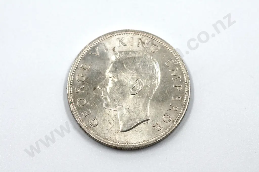 1941 halfcrown, almost uncirculated with mint lustre. C.V. $200 Image 1++