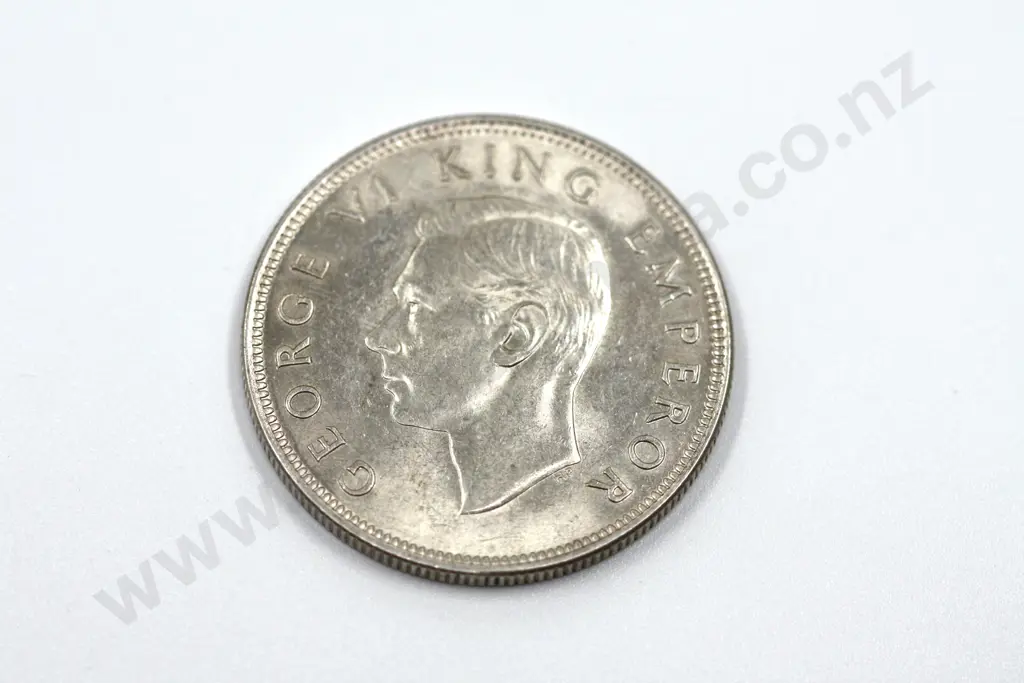 1944 halfcrown, almost uncirculated with mint lustre. C.V. $750 Image 1++