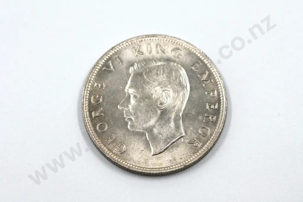 1946 halfcrown, brilliant uncirculated with full mint lustre. C.V. $400 Image 1++
