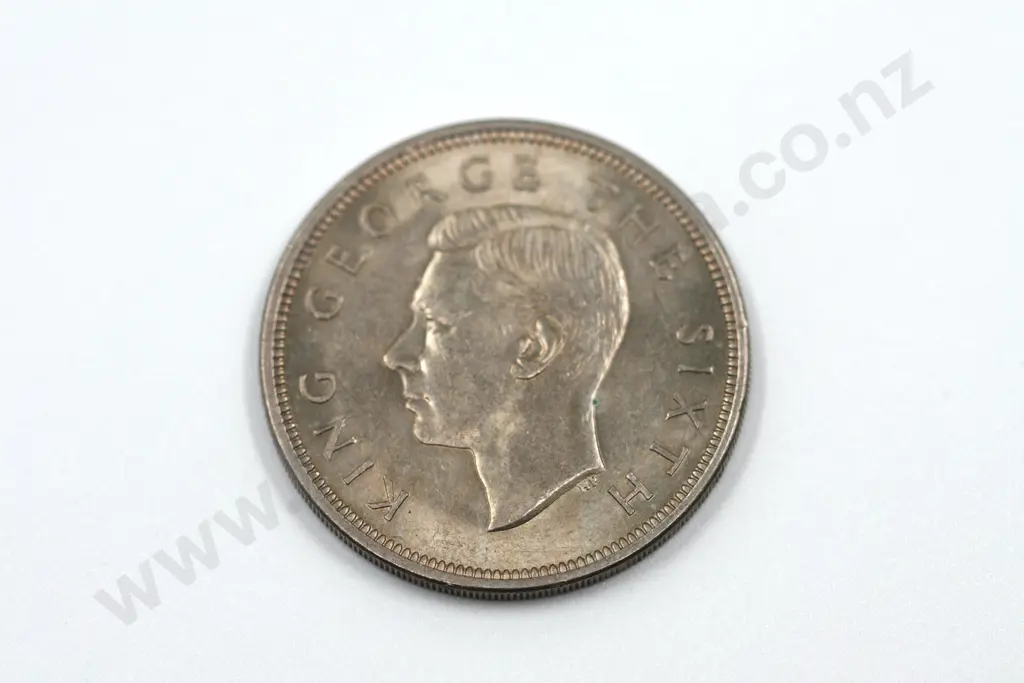 1950 halfcrown, die two, brilliant uncirculated with full mint lustre. C.V. $80 Image 1++