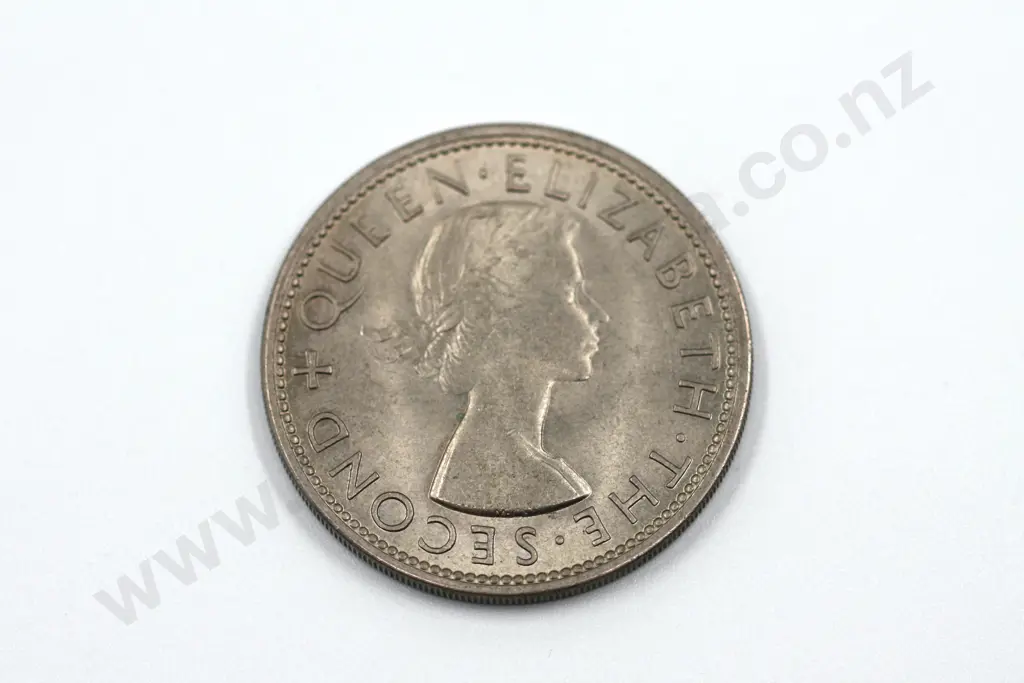 1953 halfcrown, brilliant uncirculated with full mint lustre. C.V. $100 Image 1++