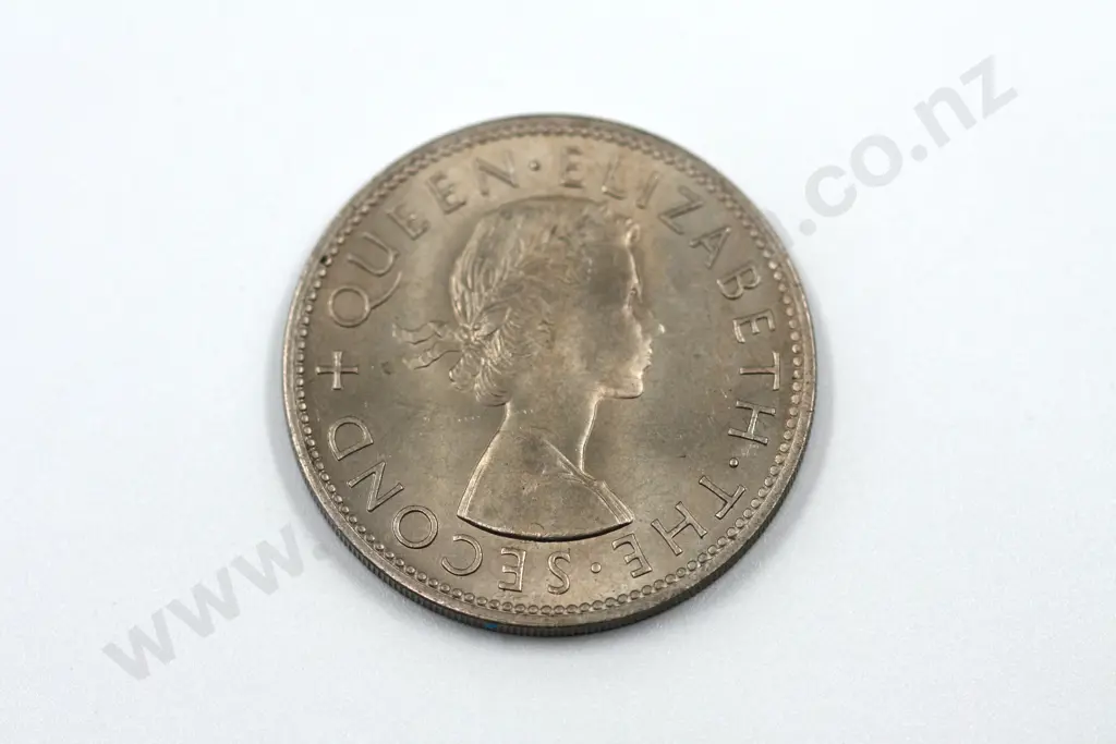 1961 halfcrown, brilliant uncirculated with full mint lustre. C.V. $90 Image 1++