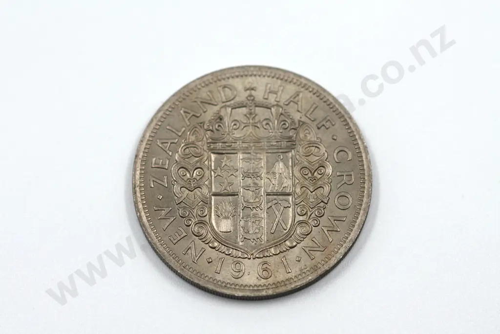 1961 halfcrown, brilliant uncirculated with full mint lustre. C.V. $90 Image 1++