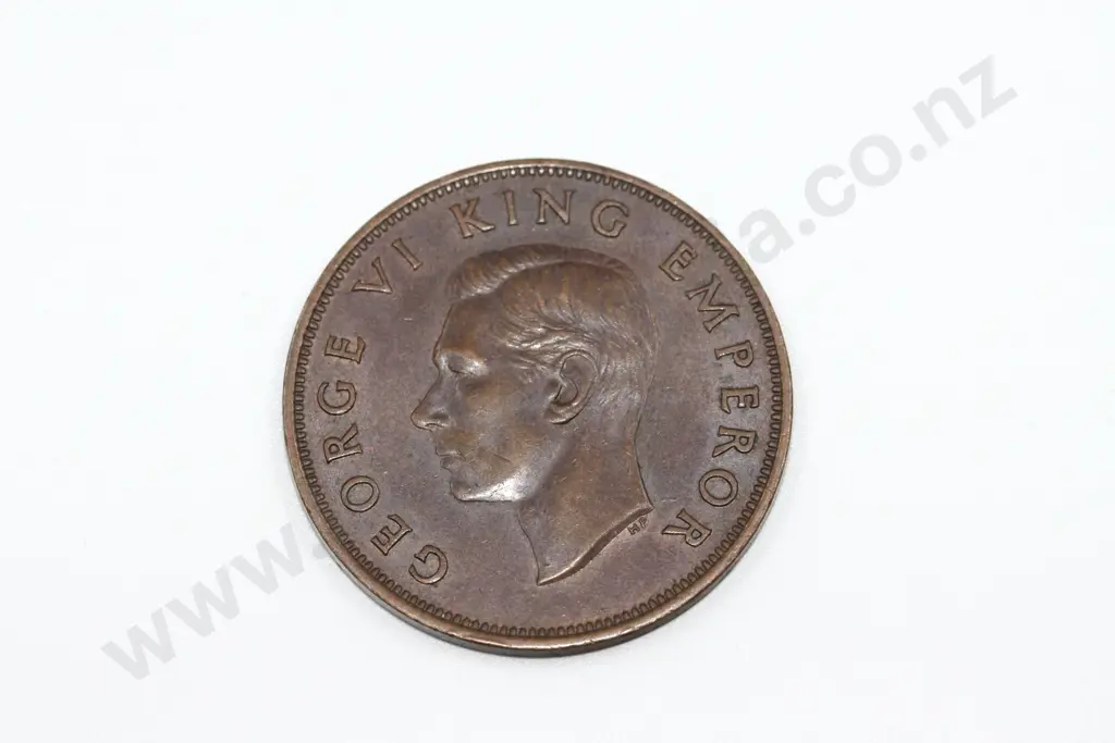 1945 ‘burnished’ penny, extremely fine. C.V. $200 Image 1++