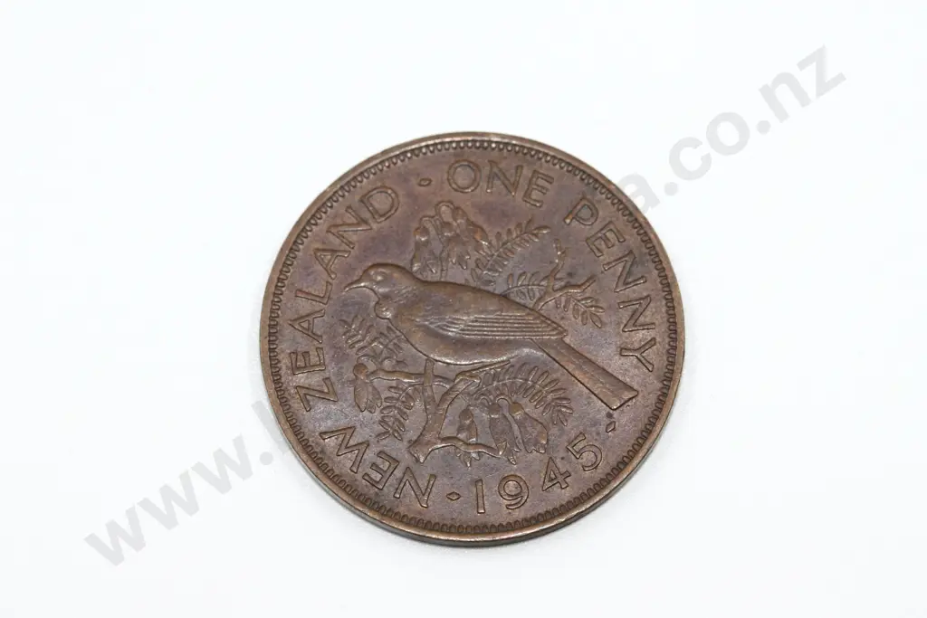 1945 ‘burnished’ penny, extremely fine. C.V. $200 Image 1++