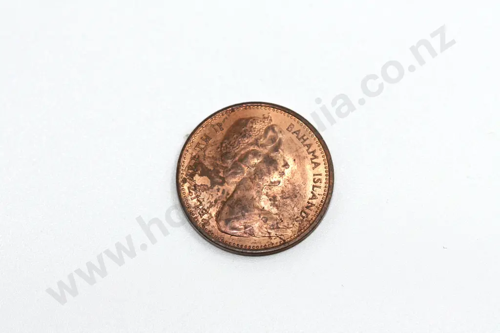 1967 ‘Bahamas Mule’ two cents, almost uncirculated, estimated C.V. $100 Image 1++