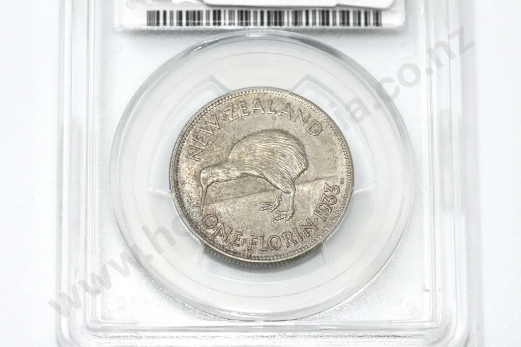 1933 florin, MS63. C.V. $750 Image 1++