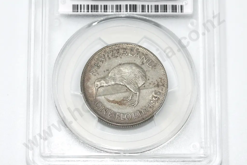 1936 florin, AU53. C.V. $3500 Image 1++
