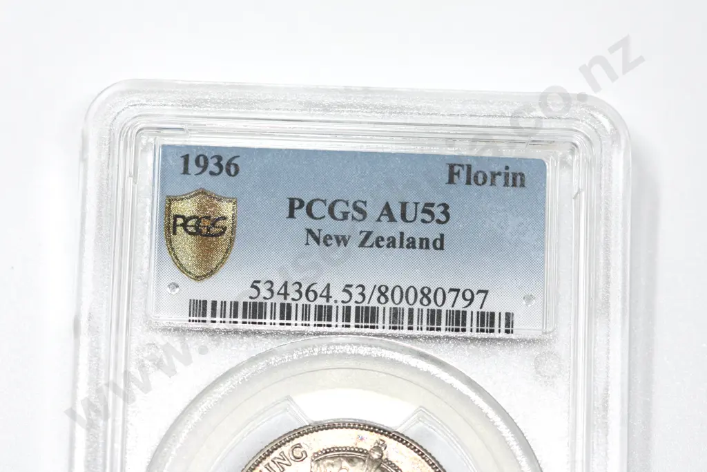 1936 florin, AU53. C.V. $3500 Image 1++