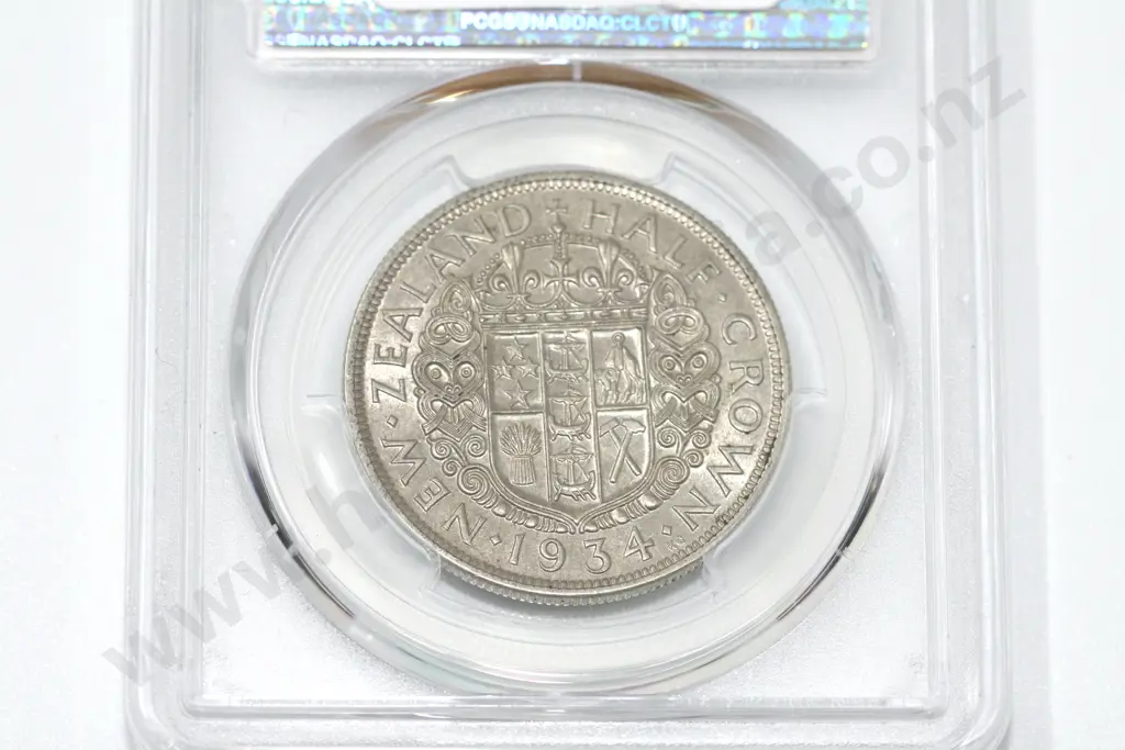 1934 halfcrown, MS63. C.V. $850 Image 1++