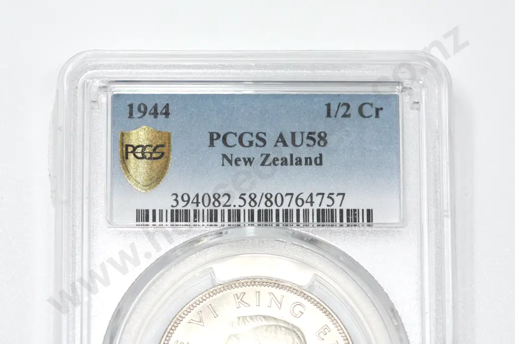 1944 halfcrown, AU58. C.V. $750 Image 1++