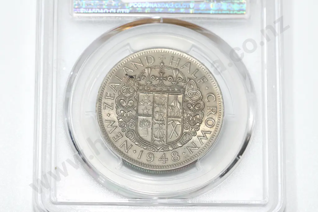1948 halfcrown, MS63. C.V. $650 Image 1++