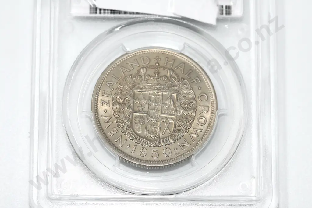 1950 halfcrown, MS63. C.V. $80 Image 1++