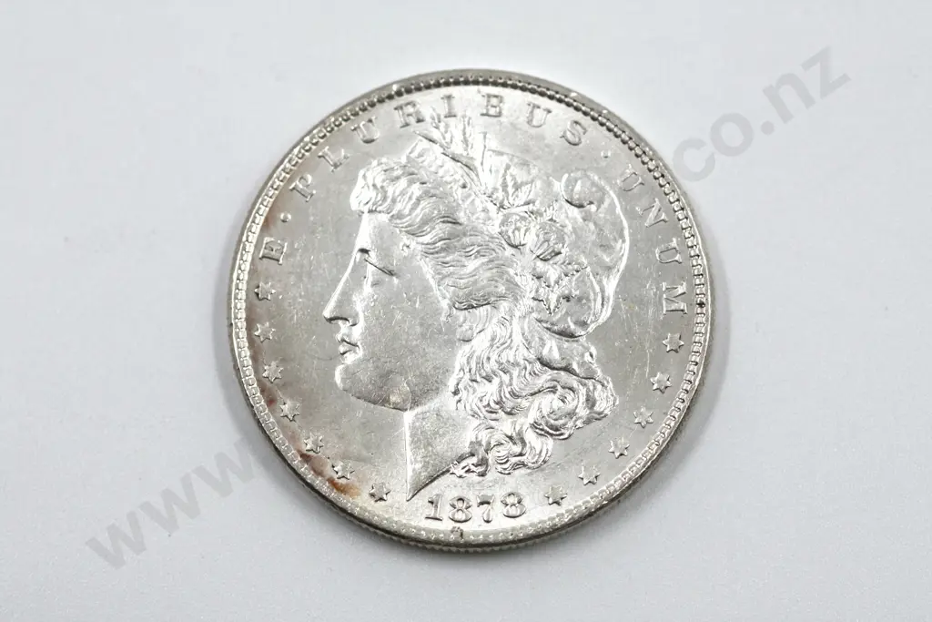 1878 United States Morgan Dollar. UNC CAT USD$70 Image 1++