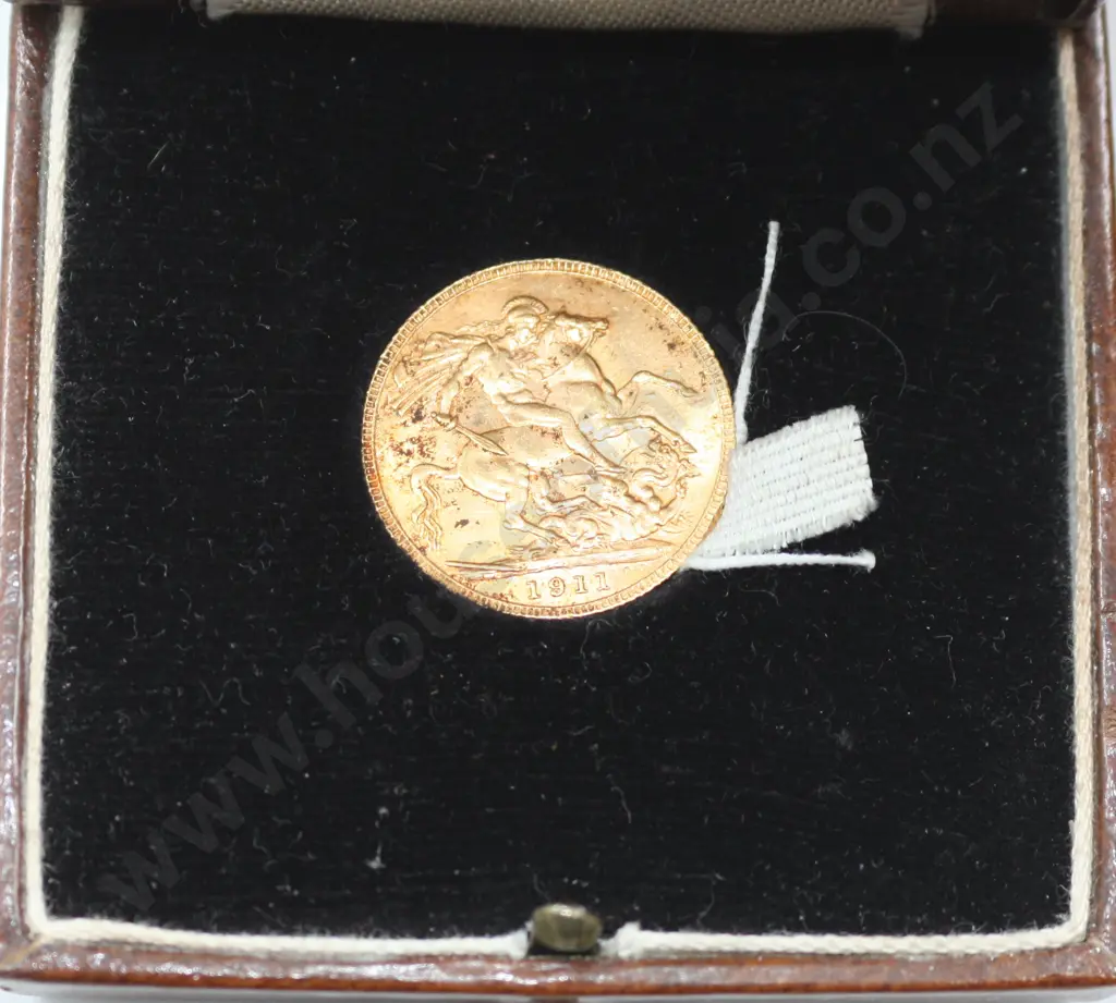 Shipwreck interest - 1911 "SS Egypt" Full Sovereign Image 1++