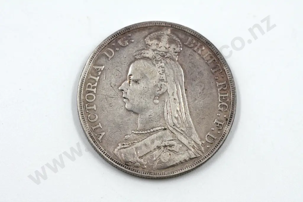 1889 UK Full Crown Jubilee Image 1++