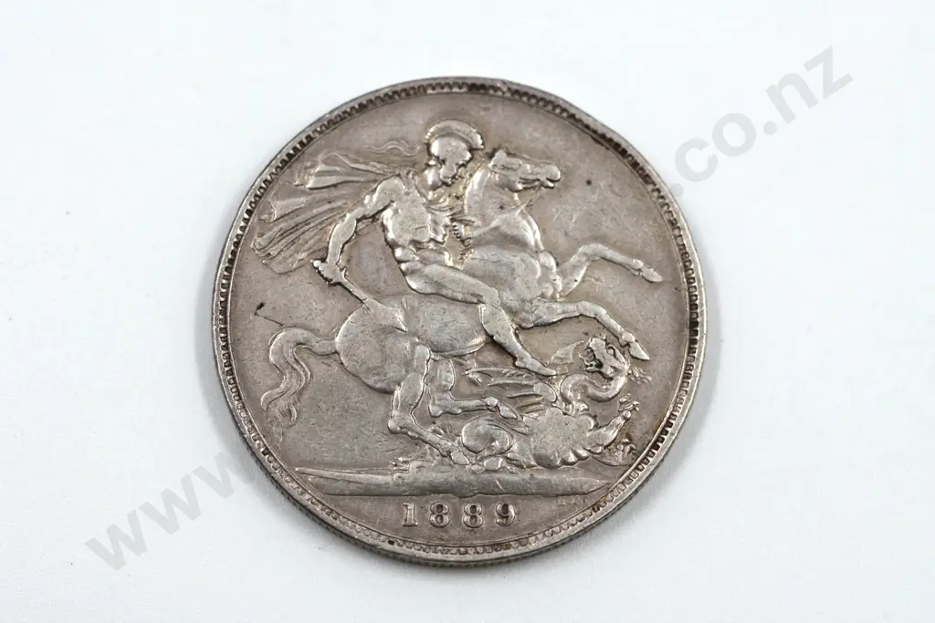 1889 UK Full Crown Jubilee Image 1++
