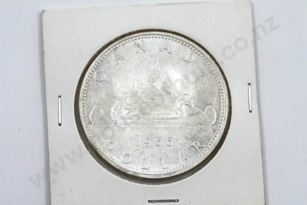 1966 Canada Silver Dollar  Image 1++