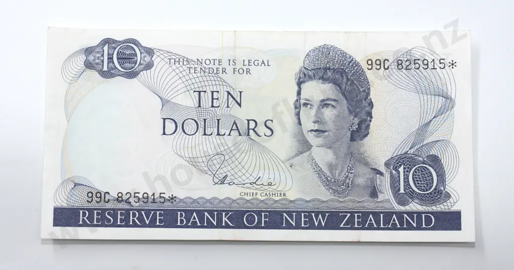 Ten dollars, Hardie type one signature star note, very fine. C.V. $60 Image 1++