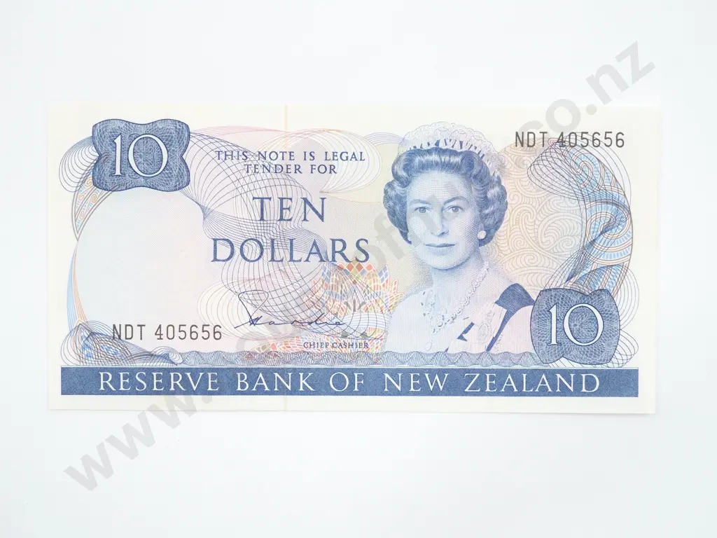 Ten dollars, Hardie type two signature, uncirculated. C.V. $90 Image 1++