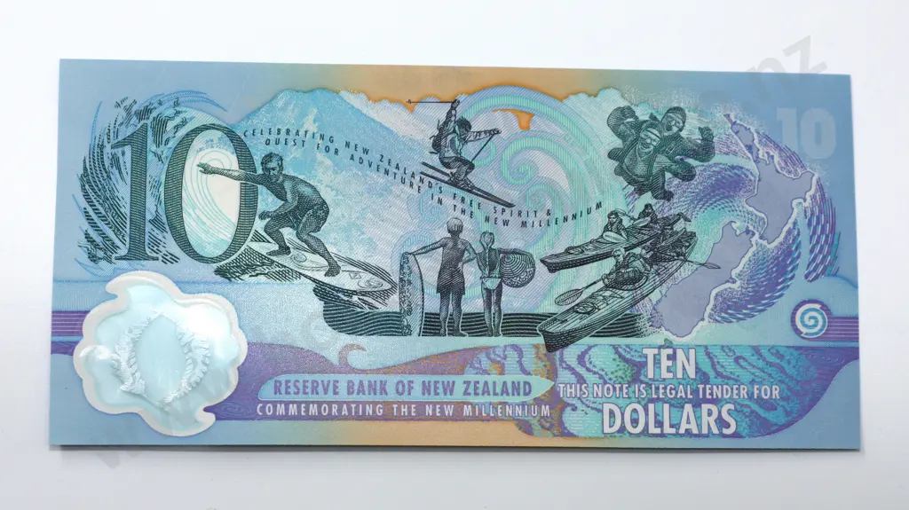 Ten dollars, Millennium issue 2000, Brash signature, first prefix AA 00, uncirculated. C.V. $90 Image 1++
