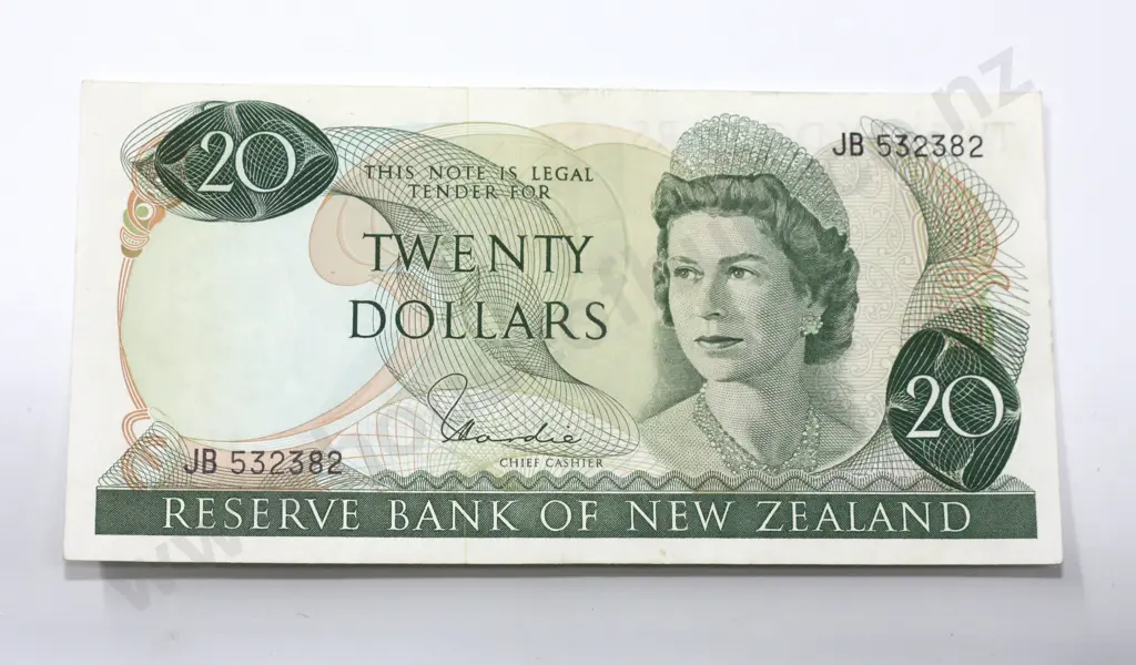 Twenty dollars, Hardie type one signature, very fine. C.V. $70 Image 1++