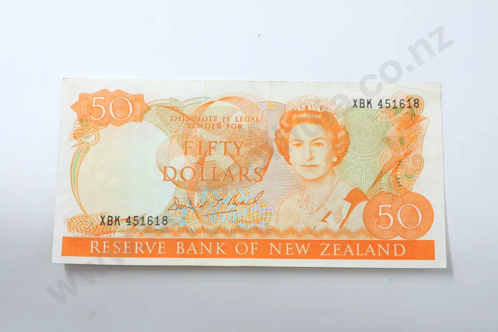 Fifty dollars, Brash type one signature, very fine. C.V. $200 Image 1++