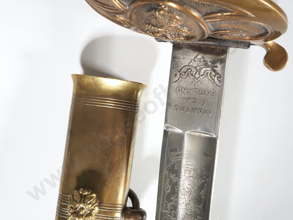 Indian Made Copy of a Royal Navy Officer Style Sword Image 1++