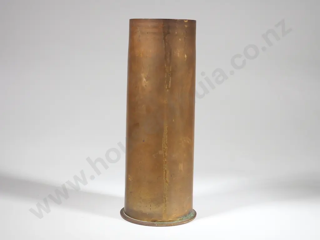 Belgian Brass Shell Casing 75mm 1918 Dated Image 1++