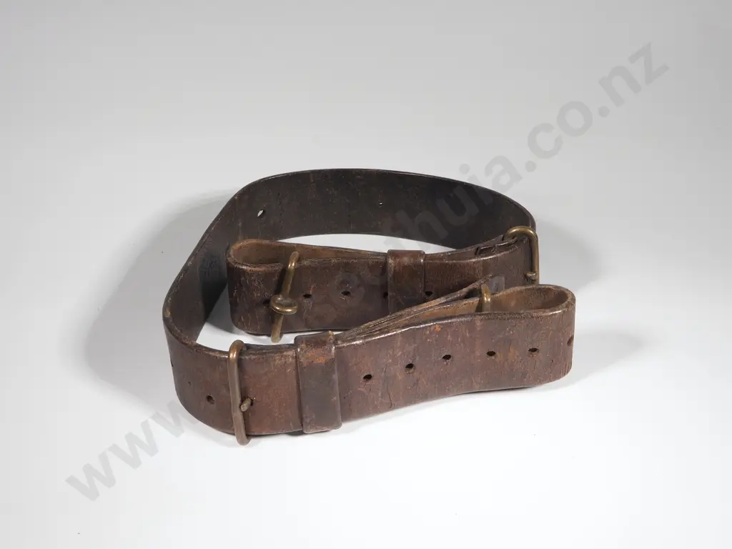 Dempsey Made Leather Snake Buckle Belt - Missing Rear Tabs Image 1++