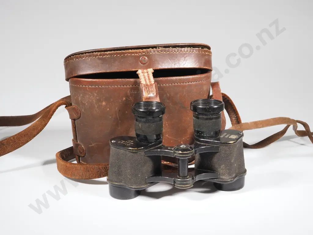 Made in Occupied Japan Cased Binoculars 24mm Image 1++