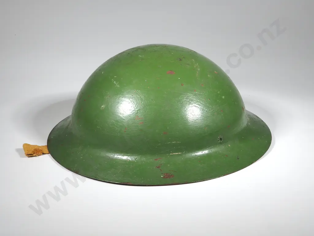 WW2 New Zealand Local Pattern Tin Helmet - Repainted Image 1++