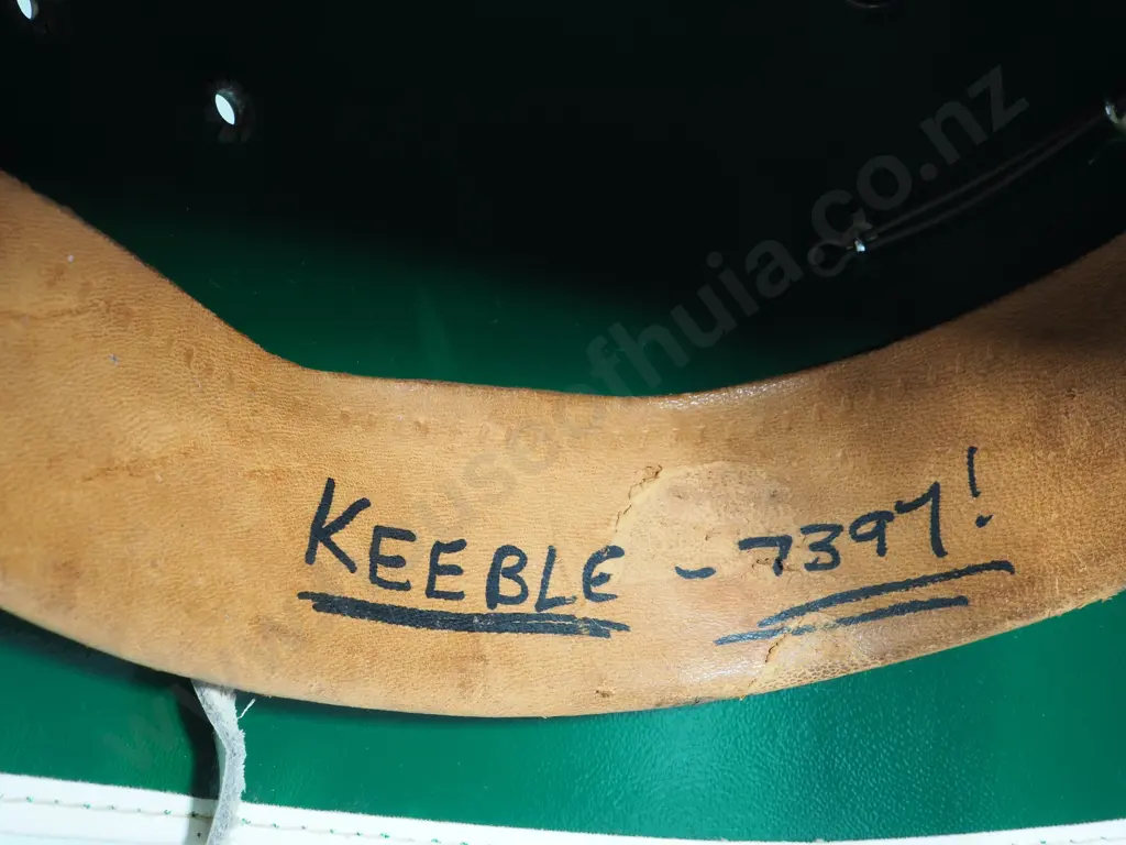 White New Zealand 1970's Police Helmet by Mt Castle Image 1++