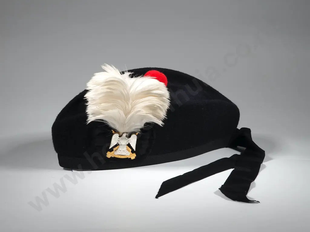 Glengarry Royal Scots Dragoon Guards w Badge & Hackle Image 1++