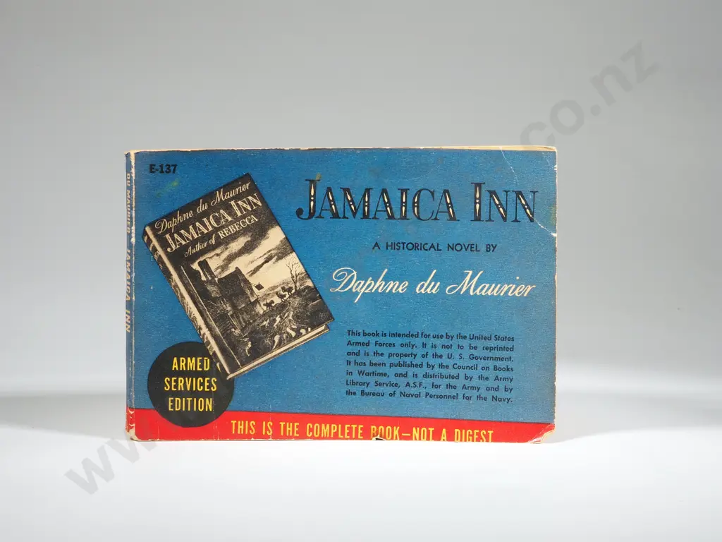 WW2 American Armed Services Edition Jamaica Inn by Daphne du Maurier Image 1++
