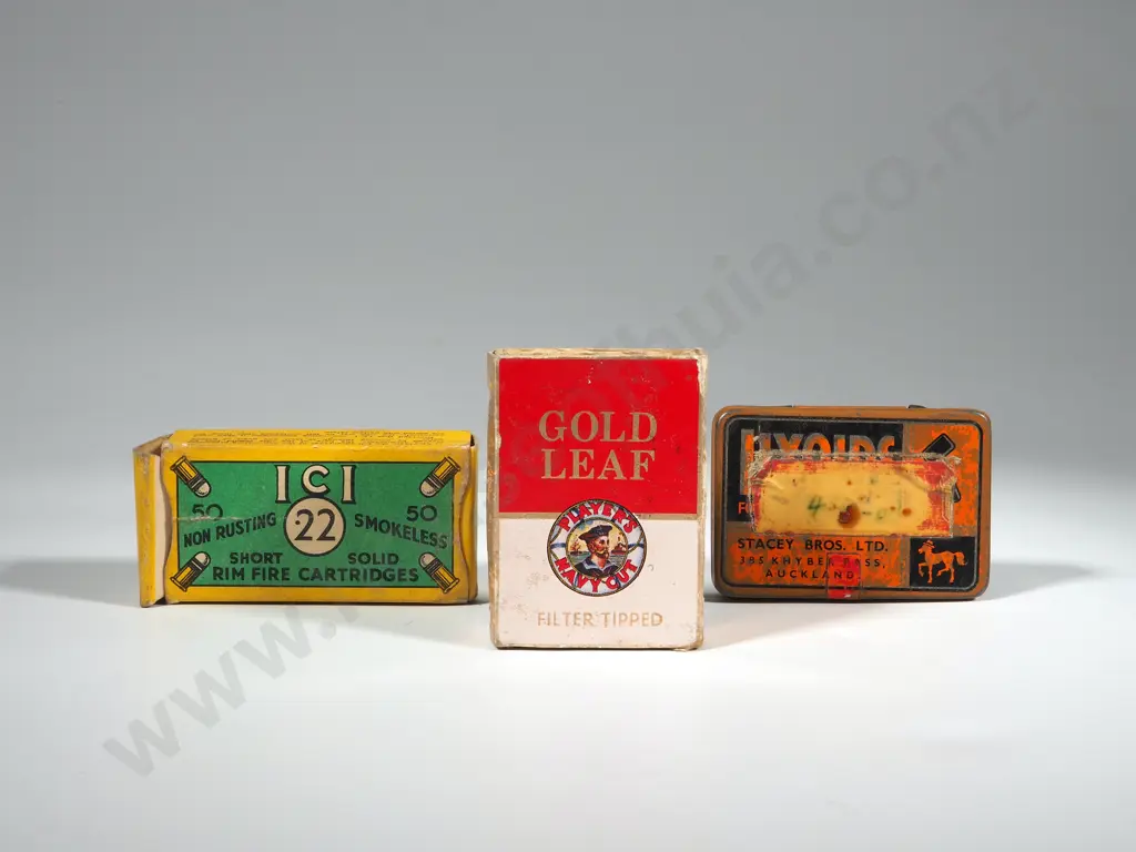 Vintage Ammunition Tin, Matchbox & Tin  Image 1++