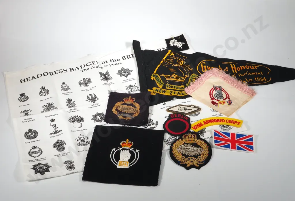 Assorted Cloth Patches & Pennant Image 1++