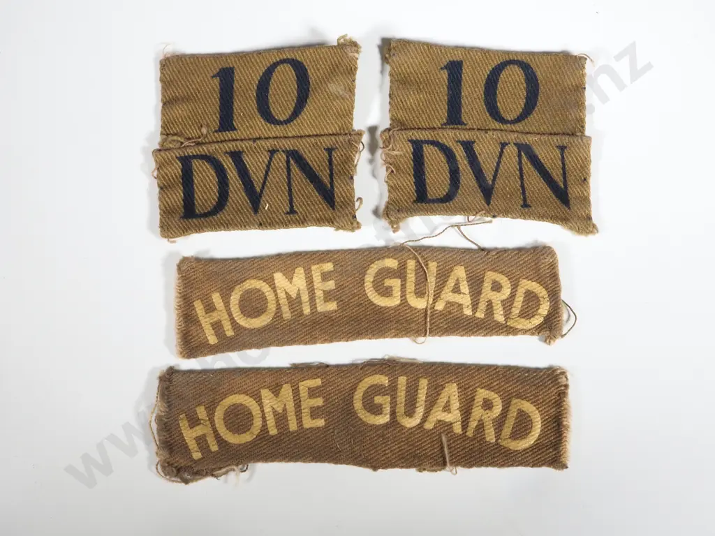 English WW2 Home Guard Cloth Titles Image 1++