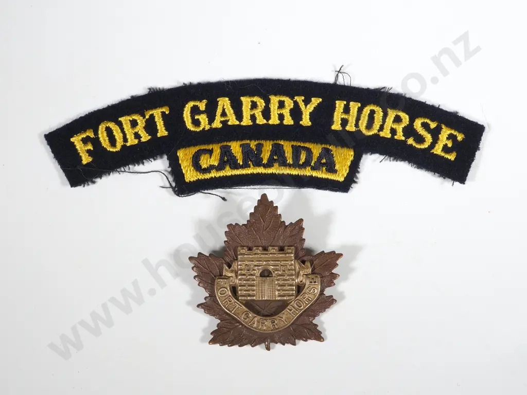 Fort Garry Horse Canada Cloth Patch & Badge Image 1++