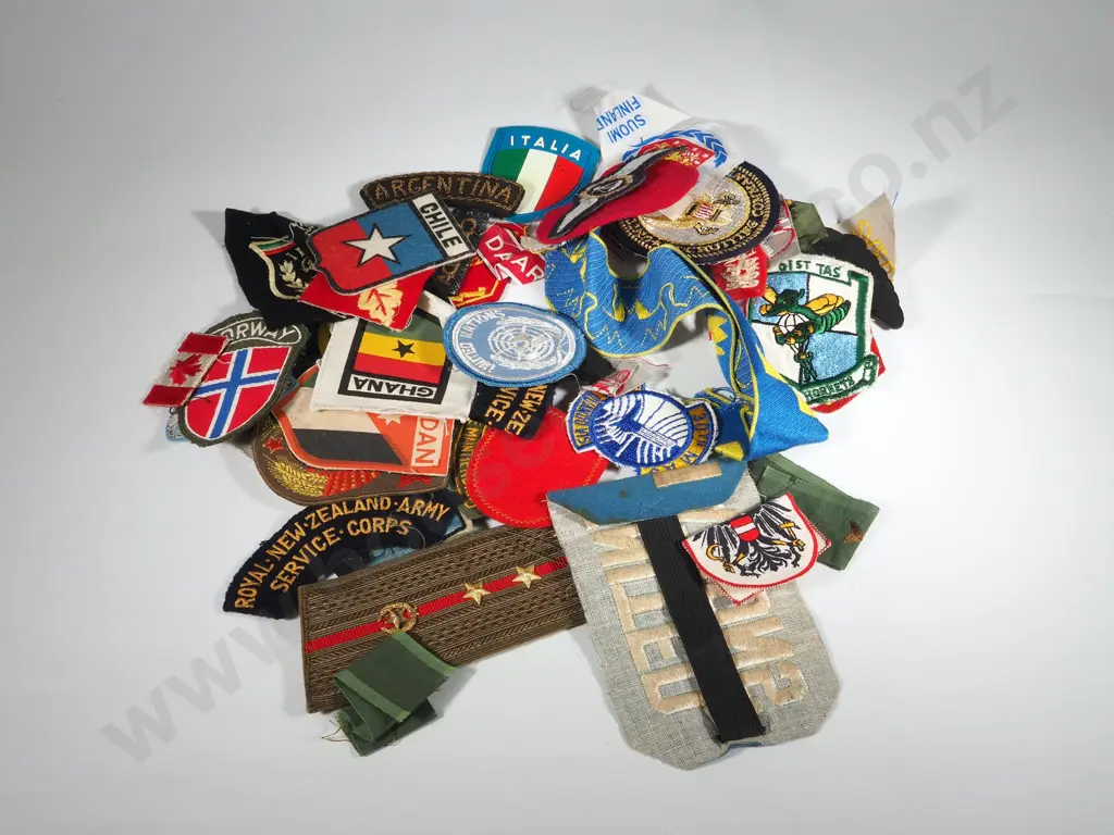 Assorted Lot of Global Cloth Military Patches Image 1++