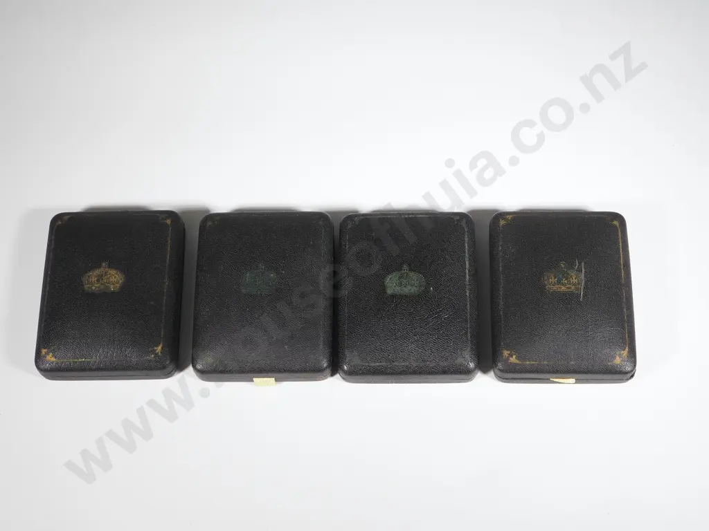 Bag Containing Four Memorial Cross Boxes Image 1++