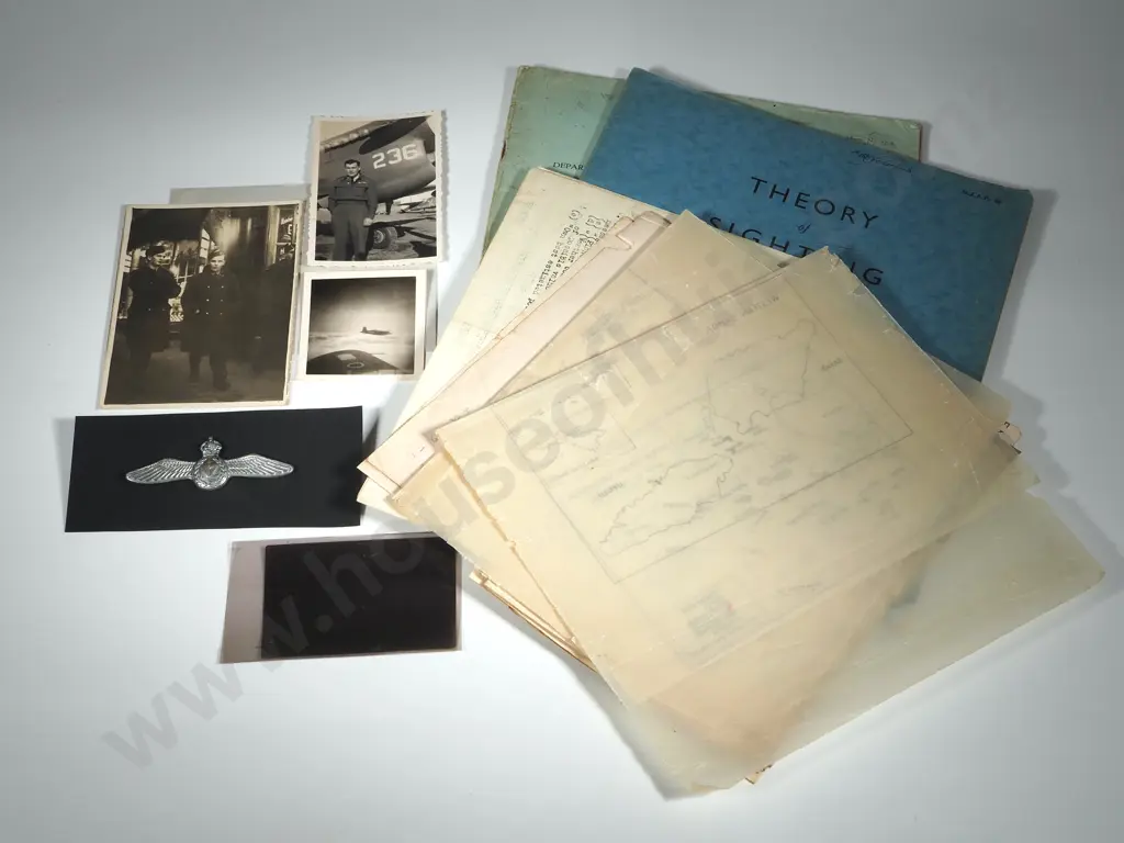 Pacific Air Crew Brevet & Ephemera to Percival Bruce Johnson Flight Sergeant in the RNZAF Image 1++