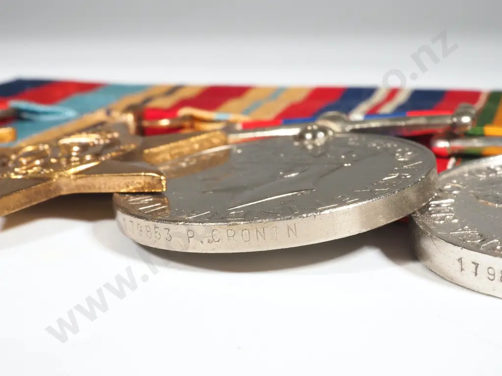 WW2 South Africa Group of 4 to Sgt Patrick Cronin South African Rifles Image 1++